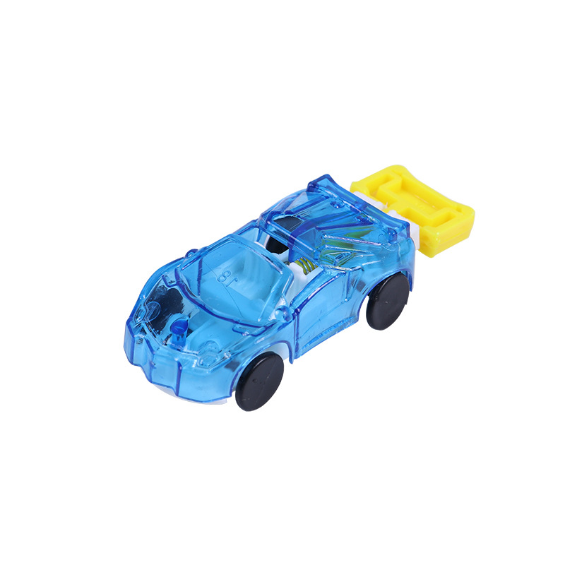 Launcher Ejection Car Inertia Jumping Car Ejection Flying Car Racing Plastic Car Small Police Car Children's Toys