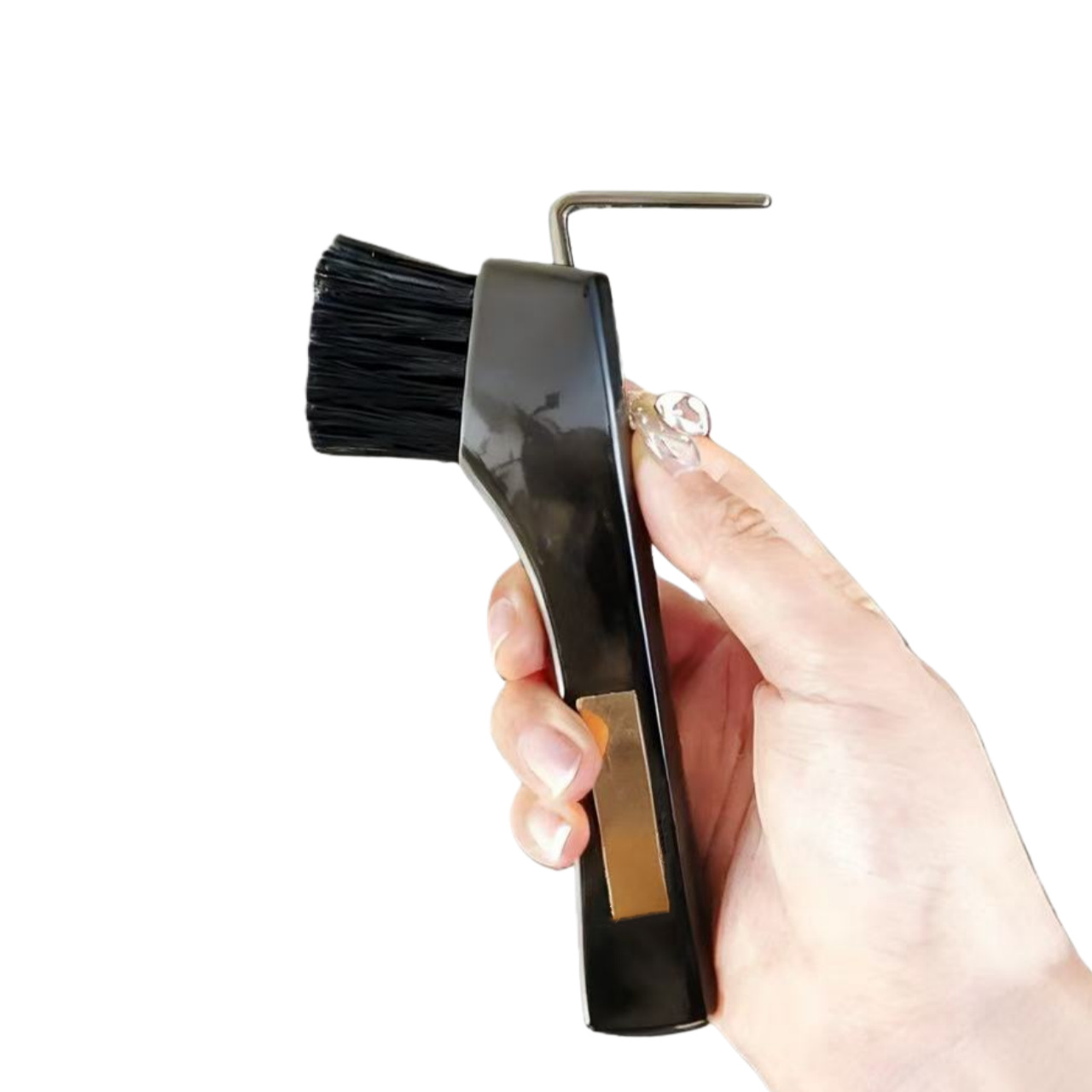 Worry-Free After-Sales Solid Wood Handle Horseshoe Hook Horseshoe Brush Horseshoe Cleaning Soil Wooden Horseshoe Care Horse Brush
