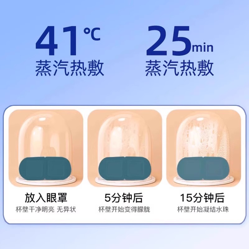 Lutein Steam Eye Mask, Hot Compress, Light-Blocking Sleep, Disposable Eye Protection Patch to Relieve Eye Fatigue and Dryness