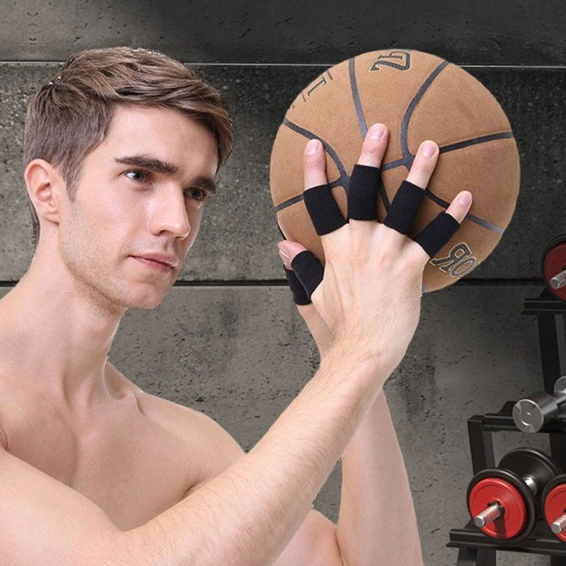 Cross-border Nylon Finger Protector Joint Sleeve Sports Fitness Training Finger Sleeve Taekwondo Protector Basketball Protector Wholesale