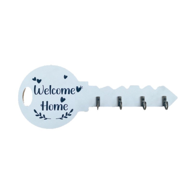 New Iron Black Key Storage Rack Home Wall Traceless Punch-Free Debris Storage and Organization Rack