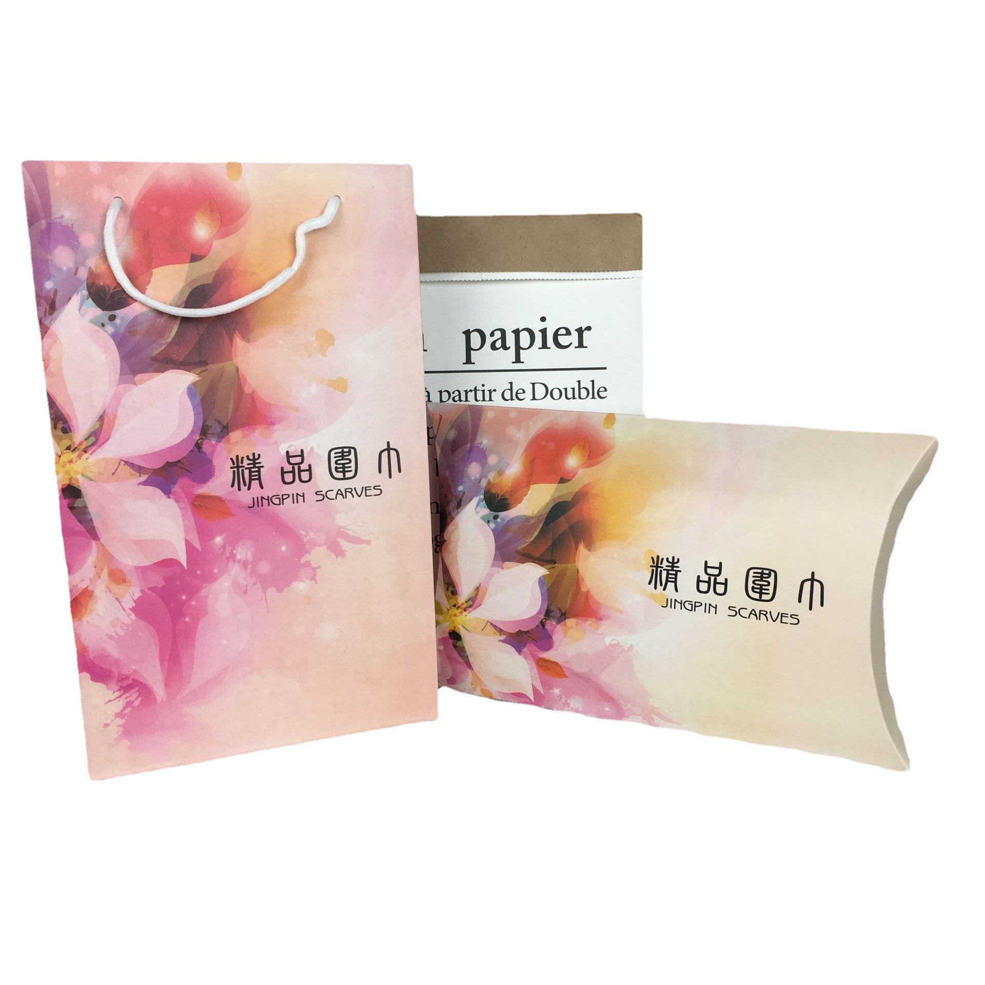 Festive gift box Boutique scarf gift box suit Shanghai Story gift bag handbag Silk Scarf gift box in stock wholesale