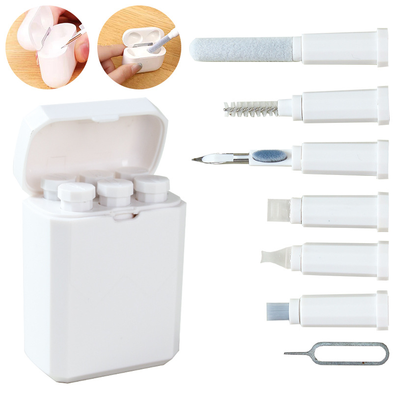 Cross-Border Bluetooth Headset Cleaning Brush Earbuds Clean Pen Headphone Cleaning Pen