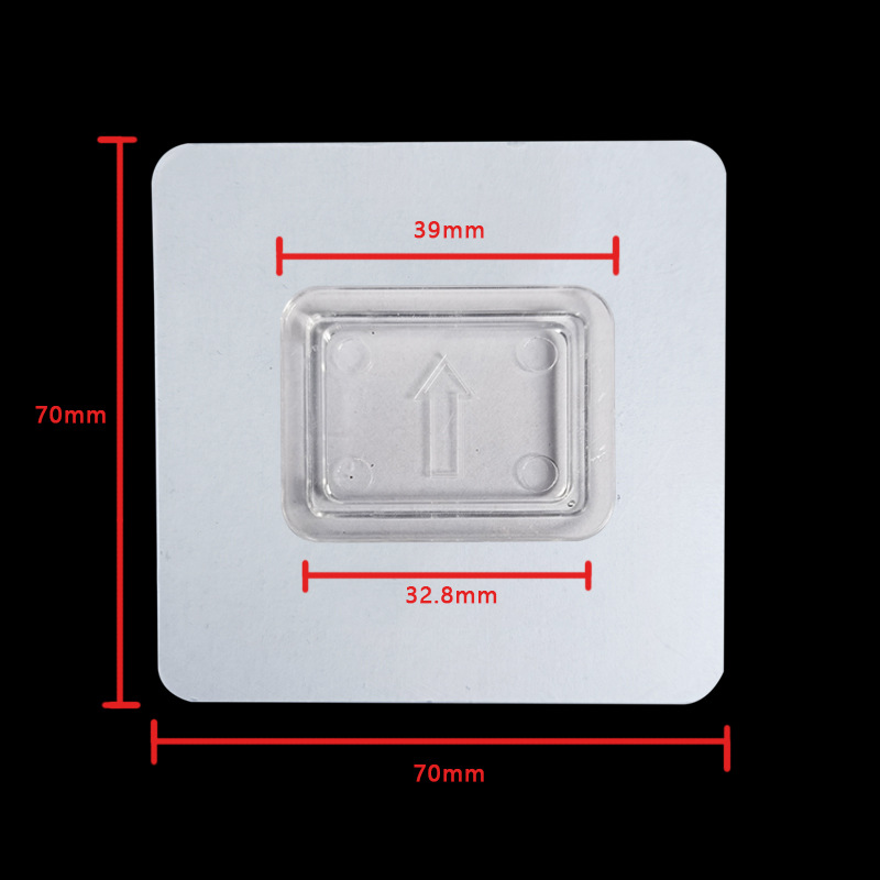 Strong non-perforated non-marking patch toilet toothbrush rack accessories paste back adhesive sticker Hook nail-free patch