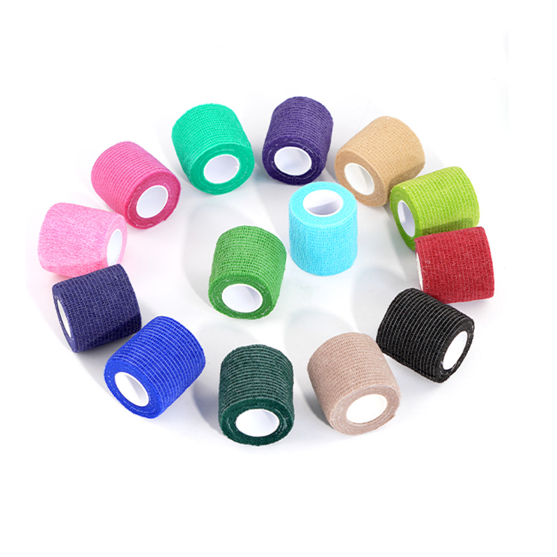 Disposable self-adhesive elastic bandage wholesale non-woven sports knee pad wrist bandage pet bandage finger protector bandage