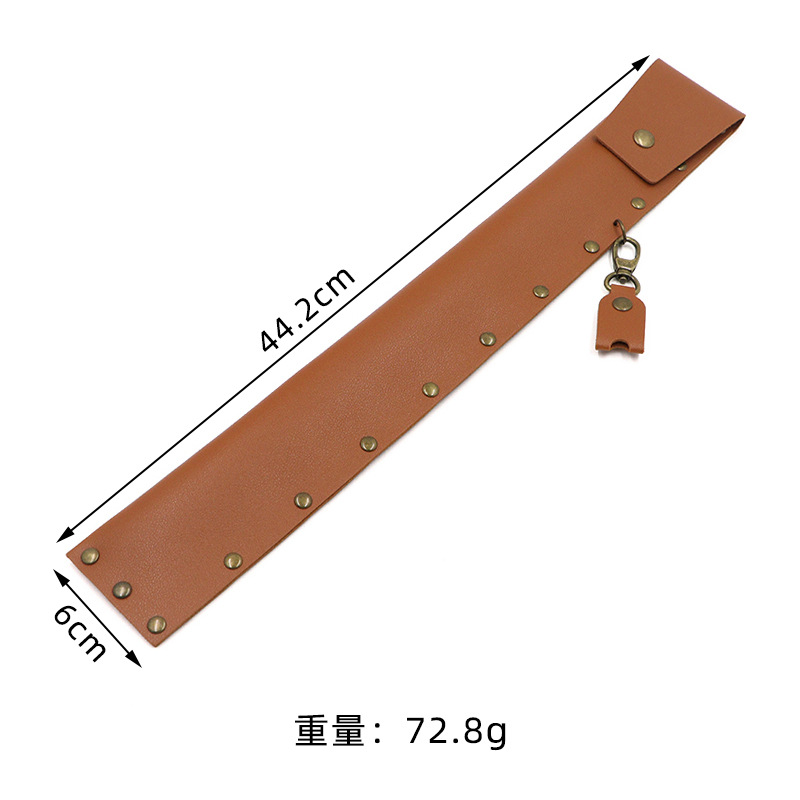 in stock PU Leather Button Nail Drum Stick Storage Bag Knocking Wood Waist Drum Stick Leather Case Drum Set Drum Stick Music Instrument Bag