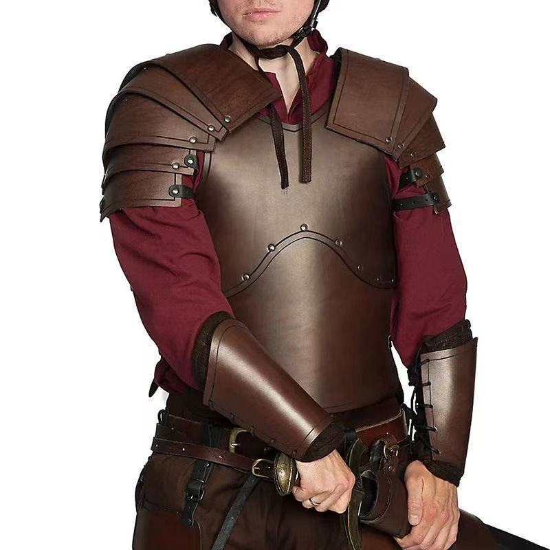 2025 New Medieval Steampunk Leather Rivet Gladiator Breastplate Wish Ebay Supply