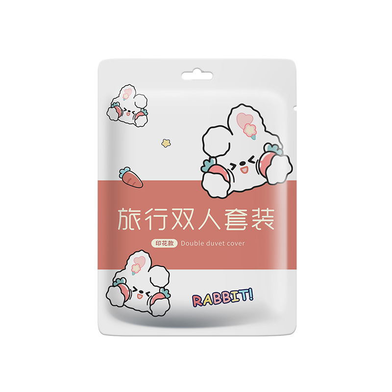 Disposable Thickened Three-Four-Piece Travel Separate Packaging Dirty Portable Bed Sheet Quilt Cover Travel and Hotel Supplies