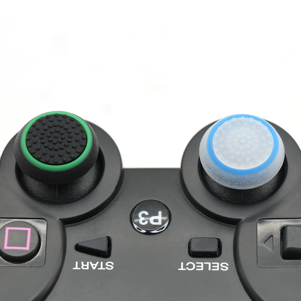 Ps4 Luminous Cap Ps5 Luminous Key Cap Xbox One 360 Rocker Cap Mushroom Head Silicone Cap Eight Colors