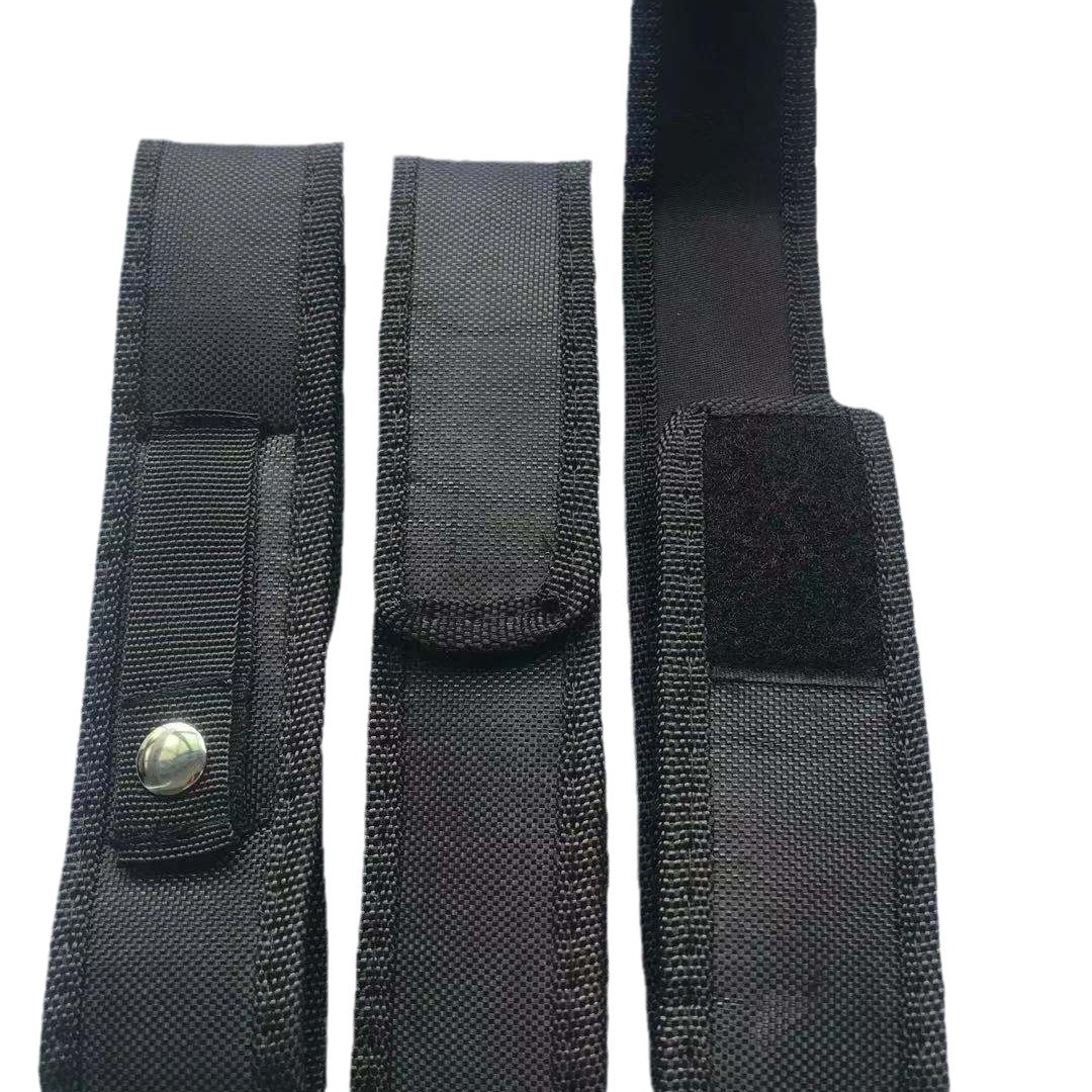 Strong light flashlight cover 21cm nylon flashlight protective cover factory wholesale suitable for 16.8-17.5 flashlight