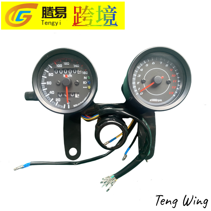 Поставка мотоциклетных ретро инструментов Harley Cruise Prince модифицированный одометр тахометр панель инструментов