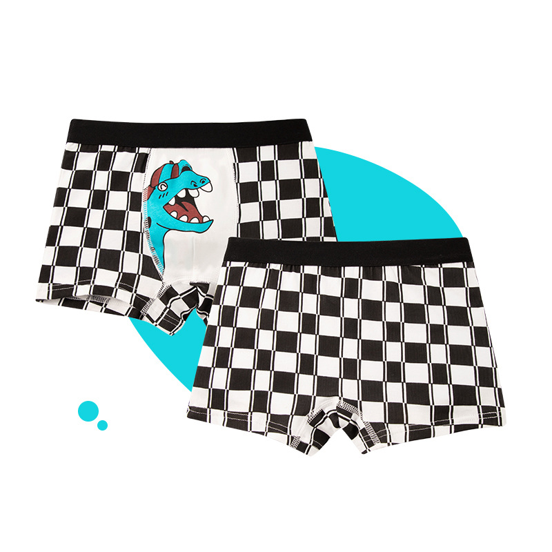 Summer thin boys' boxer underwear Class a cotton small and medium-sized boys Boxer Shorts factory outlet