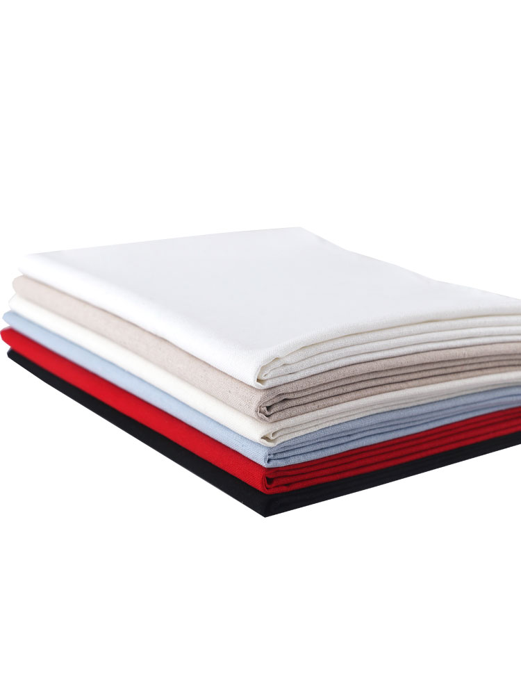 Embroidered Cloth DIY Cotton and Linen Plain Handmade Clothing Cotton Decorative Tulle Embroider Burlap Cloth Doll Clothes