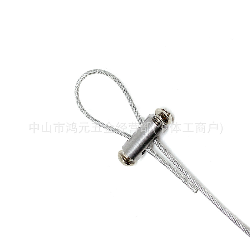 Wire Rope Chuck Clamp Double Control Screw Locking Device Locking Wire Buckle Locking Device Wire Rope Locking Device Fastener