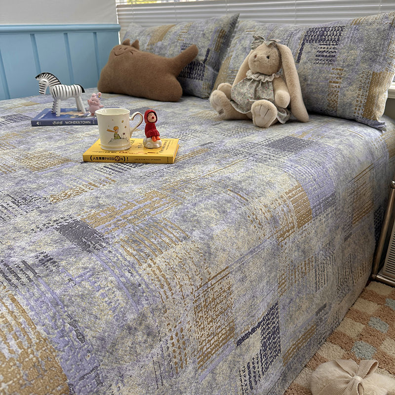 Летний впитывающий пот и дышащий старый грубый тканевый комплект из трех частей хлопок и лен утолщенный летний матрас