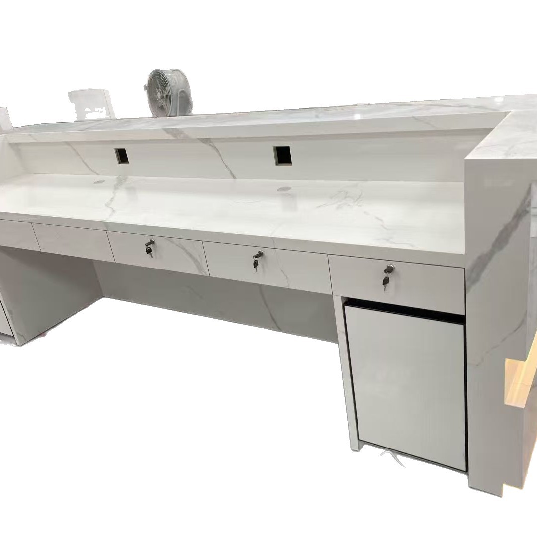 Company Front Desk Slate Reception Desk Sales Department Hotel Lobby Property Office Bar Table Beauty Salon Cashier Table