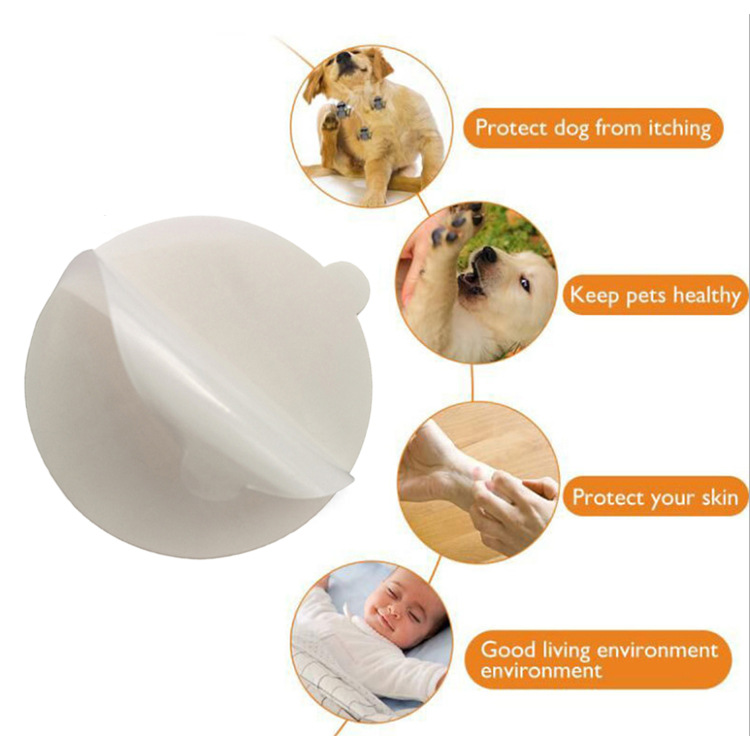 New Customized Cross-Border Round Fly Paper Flea Insect Sticker Amazon Sticky Board Fly Killer Lamp Mosquito Killer Adhesive Paper