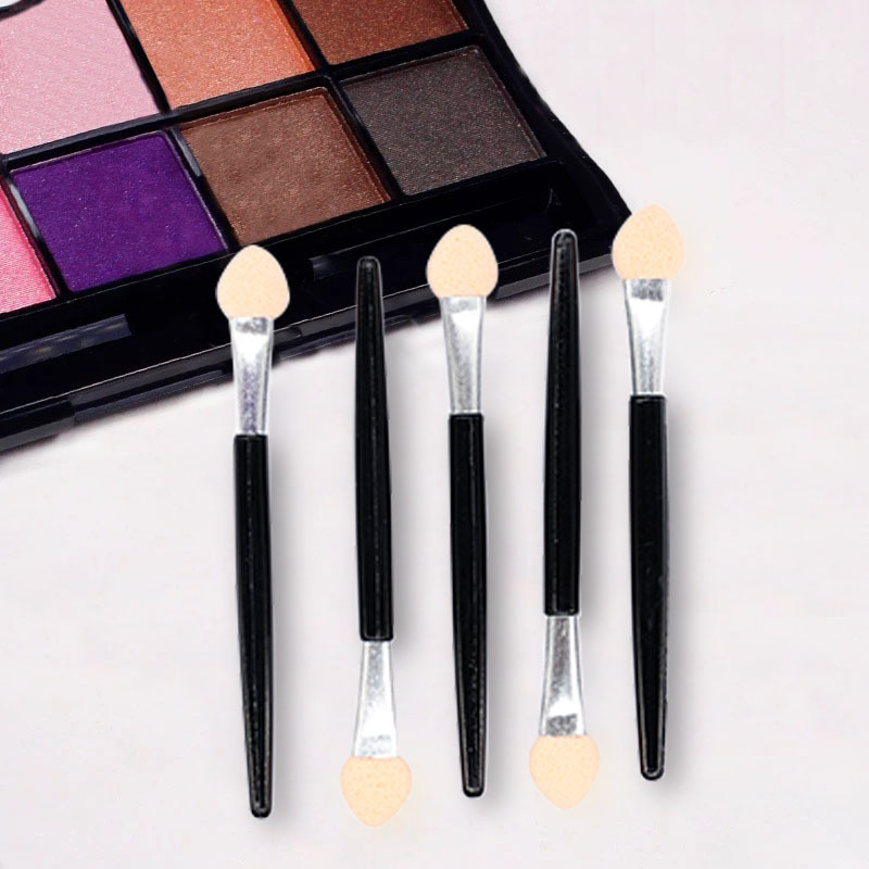 Single head latex sponge aluminum tube eye shadow stick eye concealer eye shadow brush beauty makeup eye makeup tool