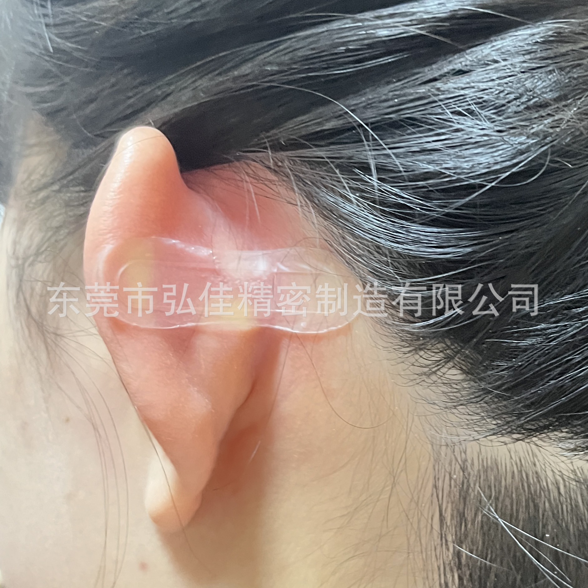 Upgraded keel elf ear stickers in stock artifact strong support face-looking small skin-friendly clothing invisible transparent TikTok net