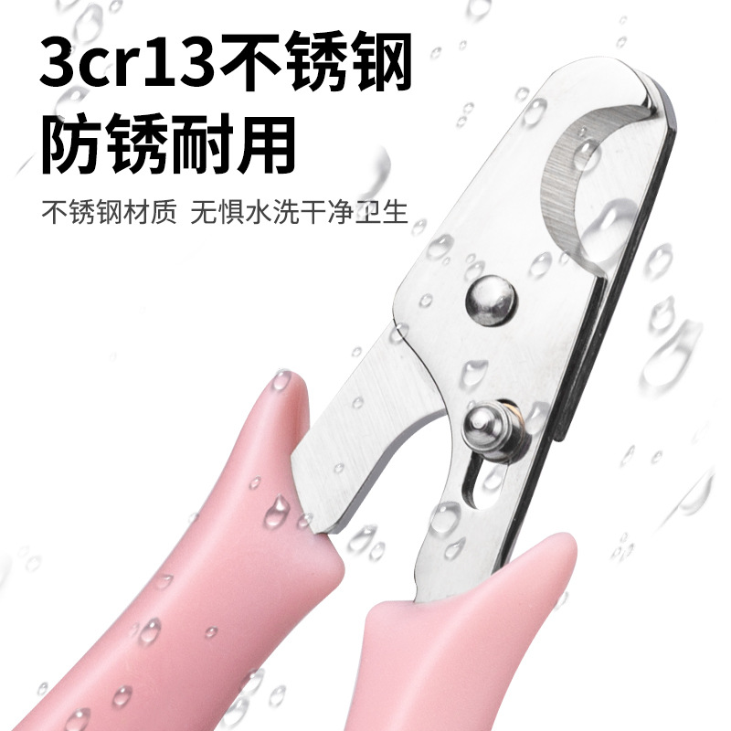 Pet Nail Scissors Stainless Steel Scissors for Cats and Dogs, Large and Small Cat Claw Nail Clippers, Toe Manicure Tools, Adjustable for Cats