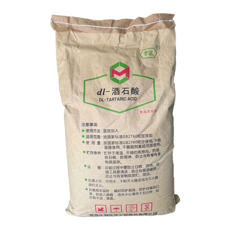 Dl-Tartaric Acid Acidity Regulator Tartaric Acid Cas:133-37-9 Food Application Tartaric Acid Dl-Tartaric Acid