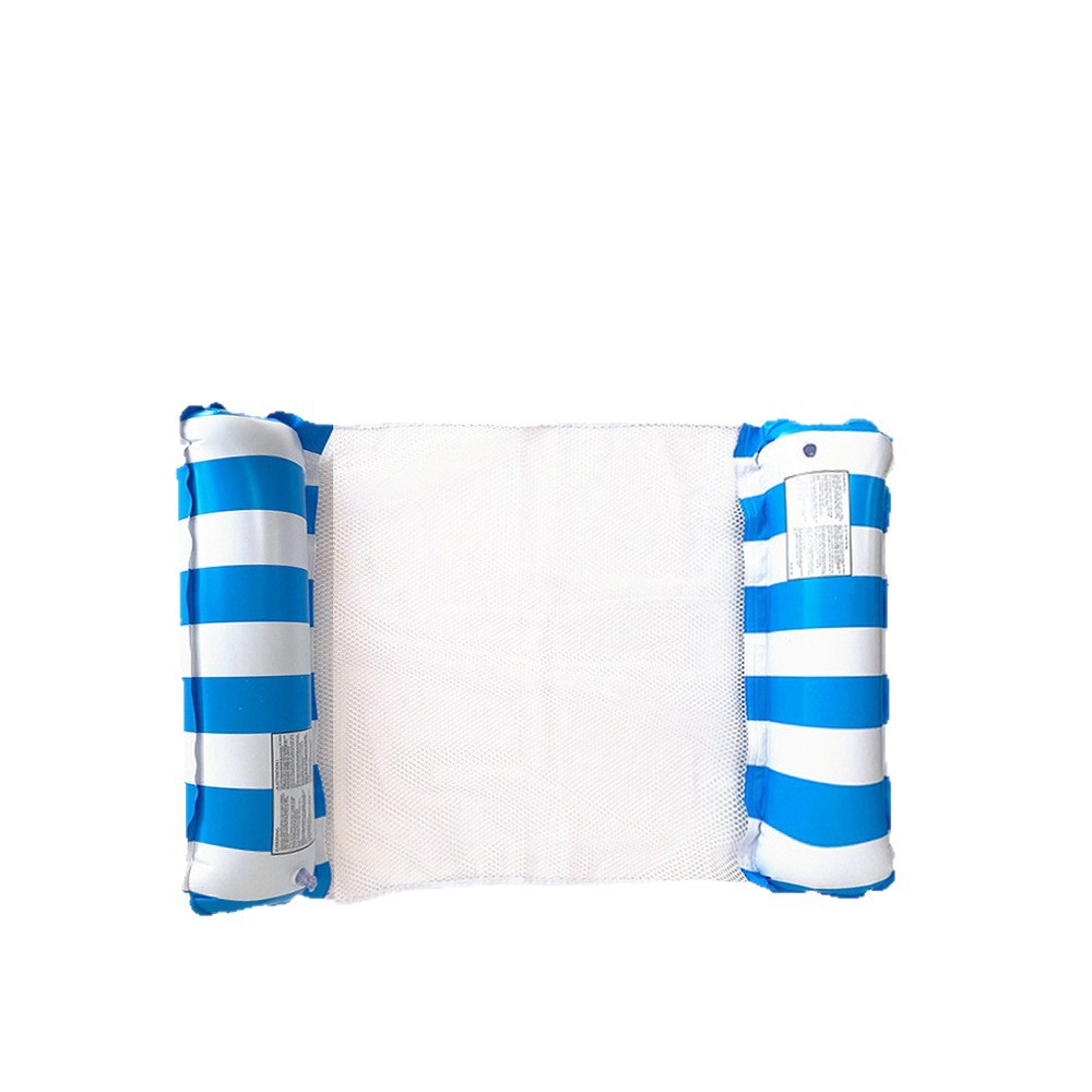 Cross-Border Inflatable Floating Row Inflatable Lounge Chair Water Floating Bed Foldable Water Inflatable Supplies Inflatable Hammock Floating Bed