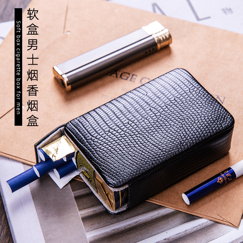 Кросс-граница мягкая упаковка для сигарет с ящиком в виде ящерицы, 20 штук