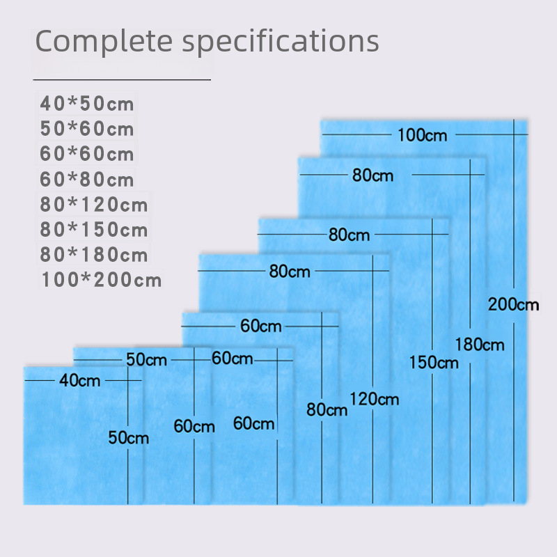 Medical Disposable Sterile Surgical Sheets Non-Woven Mattress Sheets Beauty Salon Bed Sheets Gynecological Examination Mat Towel 1 Piece 1 Bag Protection