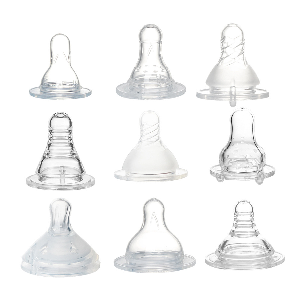 Source Factory Liquid Silicone Standard Mouth Wide Diameter Pacifier Bottle Universal Baby Pacifier Various Types of Bottle Accessories