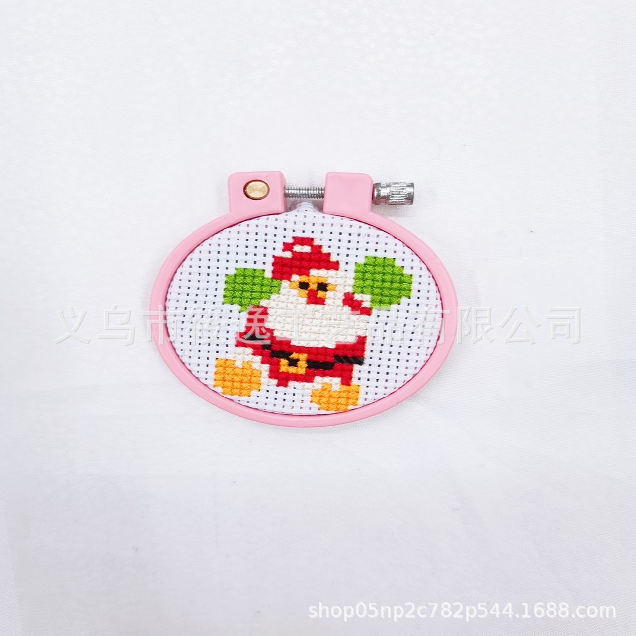 diy Christmas children cross stitch embroidery material bag keychain backpack buckle children handmade embroidery material bag