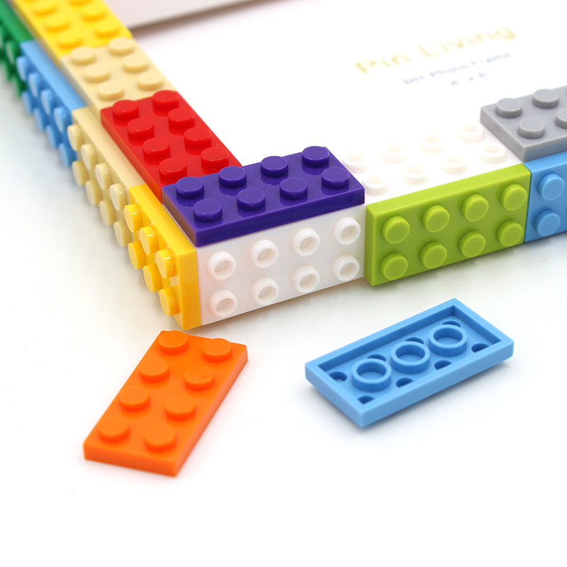 DIY Children's Building Blocks Photo Frame Table Figure Combination Creative Photo Wall Compatible with Lego Activity Gifts