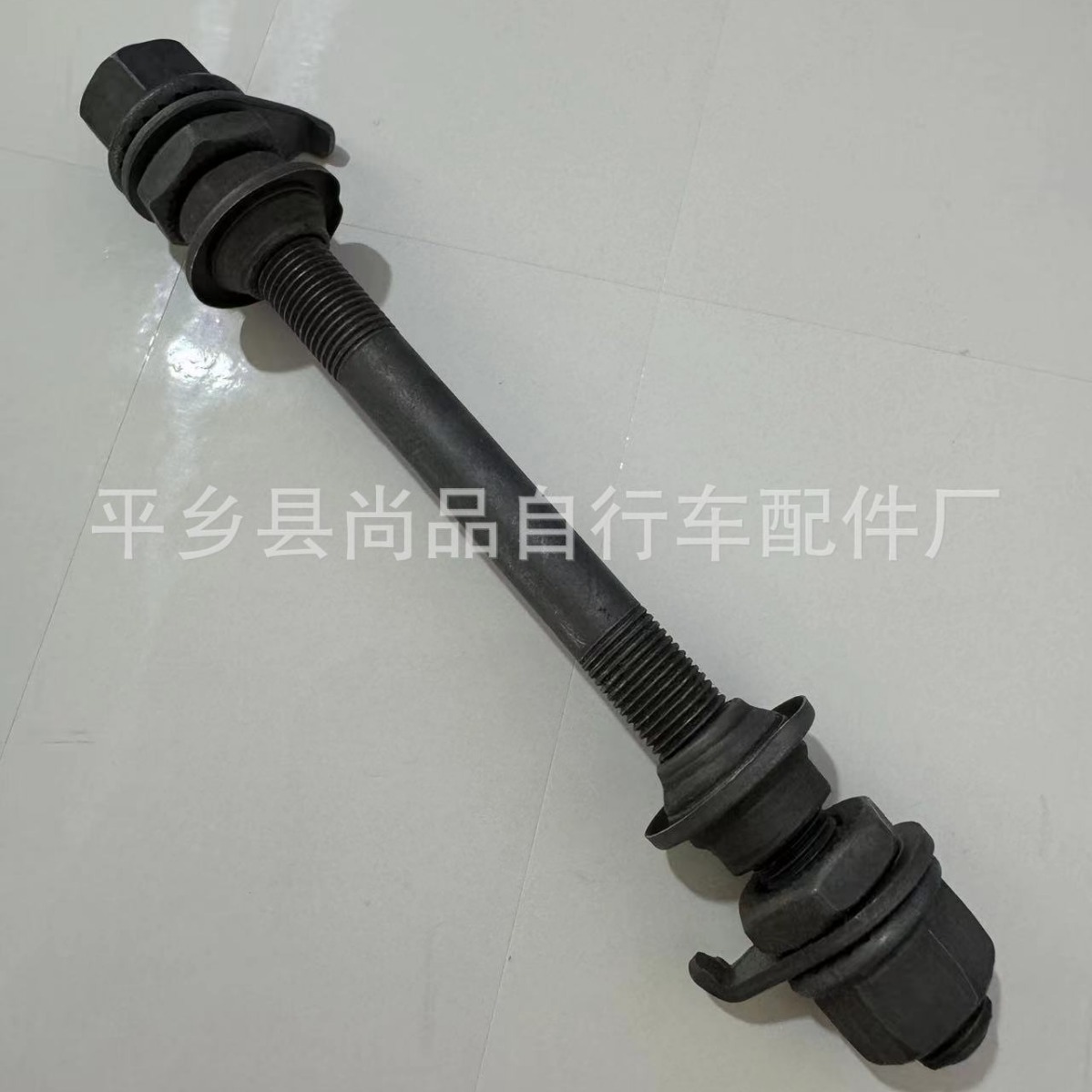 Bicycle front and rear axle mountain bike variable speed axle stick steel front axle rear axle solid shaft 190mm front and rear axle rod