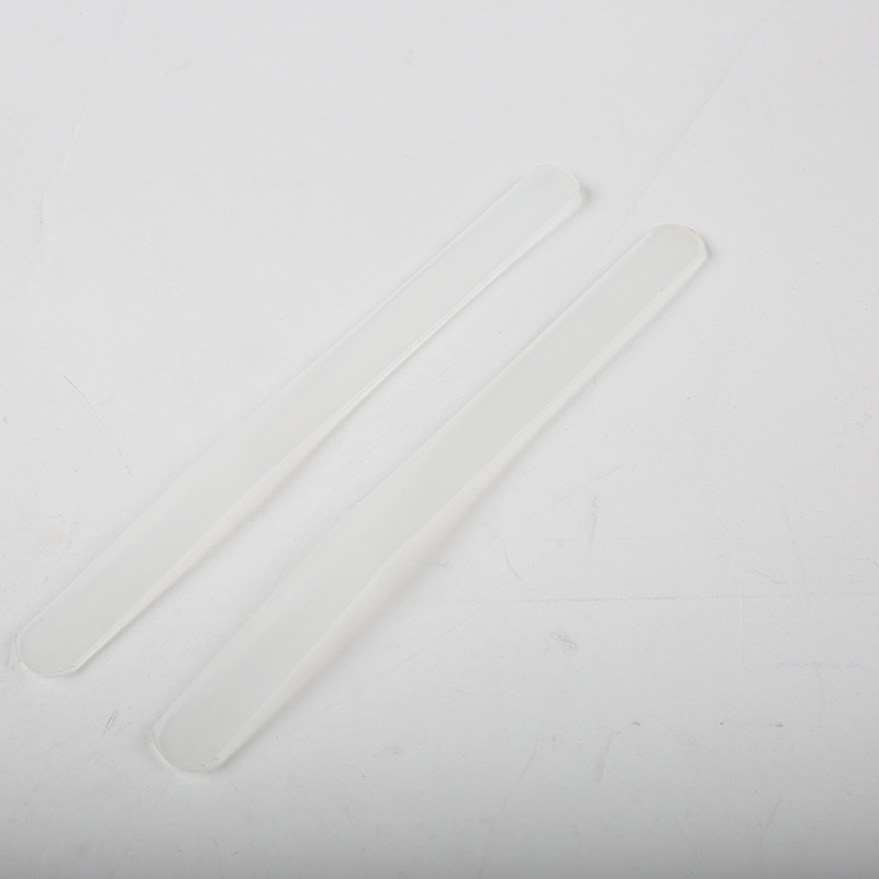 Factory Direct supply translucent plastic flat strip plastic stroller canvas support extrusion plastic strip PVC plastic layering