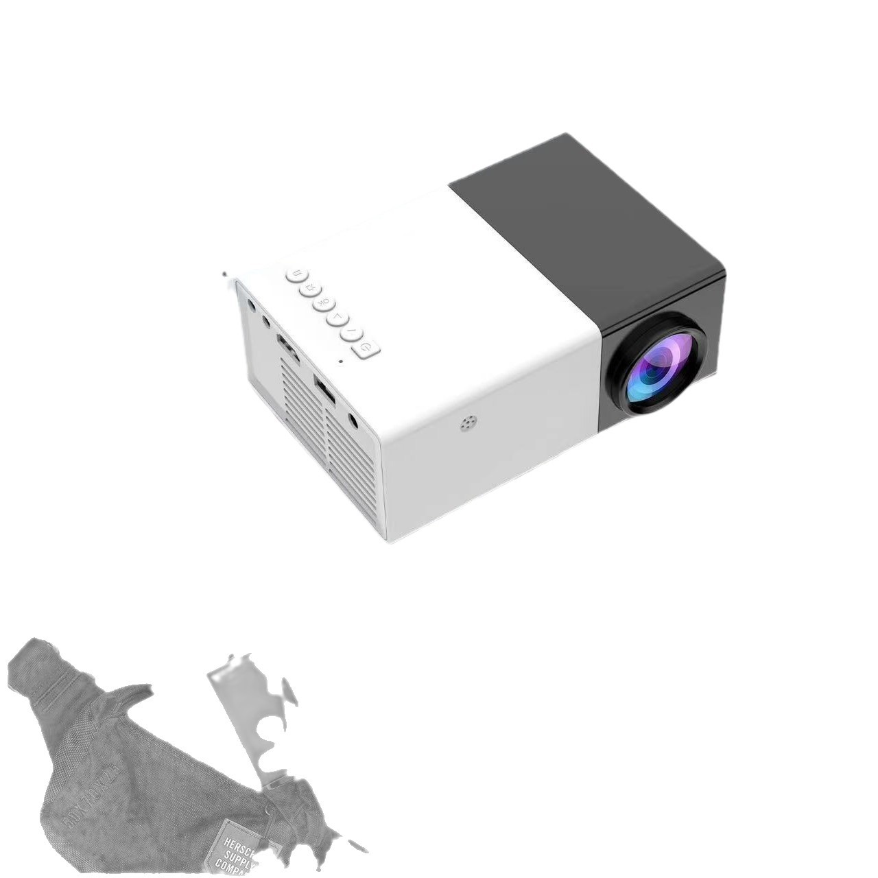 Yellow White Machine YG300 HD Home Mini Mini Projector Home YT300-1LED Portable Projector