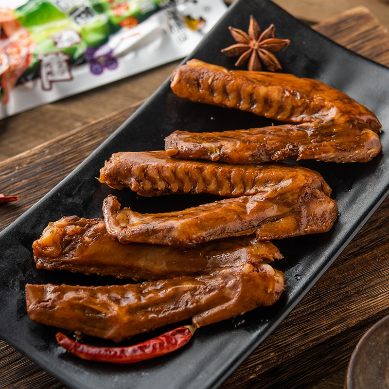 Duck Flying Dragon Rock bubble duck palm duck feet duck feet duck wings wing root stewed duck meat snack Net red leisure food wholesale