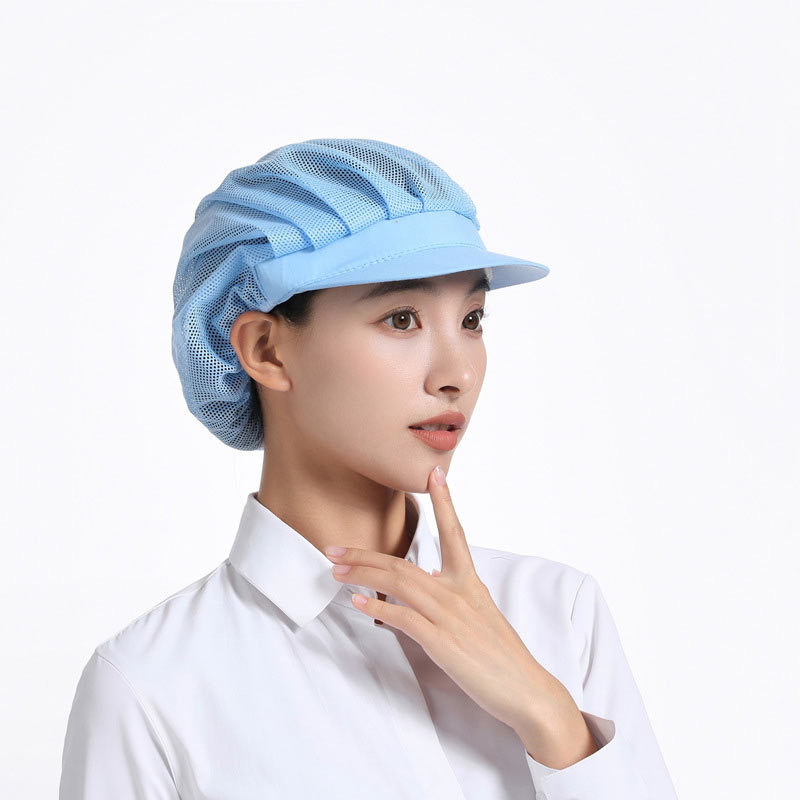 Catering Canteen Household Kitchen Dust-proof Cap Oil-proof Net Cap Factory Workshop Women's Work Cap Hat Food Factory Net Cap