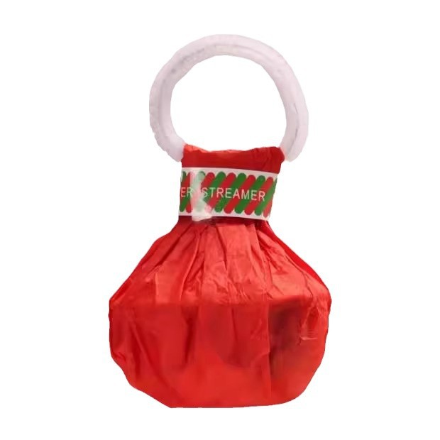 Hand-throwing ribbon magic spider silk pull ring grenade stage performance props wedding party holiday atmosphere supplies