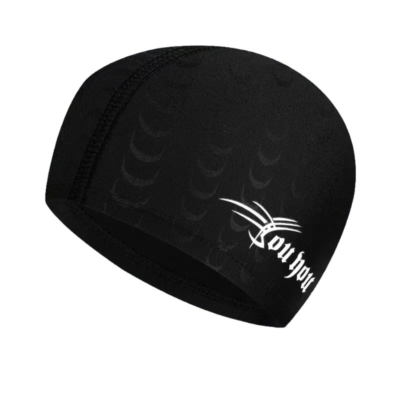 Youyou Genuine Men's Cloth Swimming Cap Hot Spring Spandex Swimming Cap Bag Long Hair High-end Swimming Cap Suitable for Swimming Pool Hot Spring