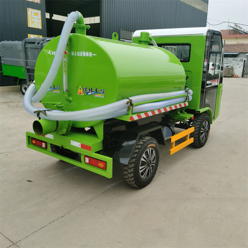 Zhongkai Supplies Electric Chassis Sewage Suction Truck, Community Septic Tank Cleaning and Sewage Suction All-In-One Machine, Electric Sewage Suction Truck