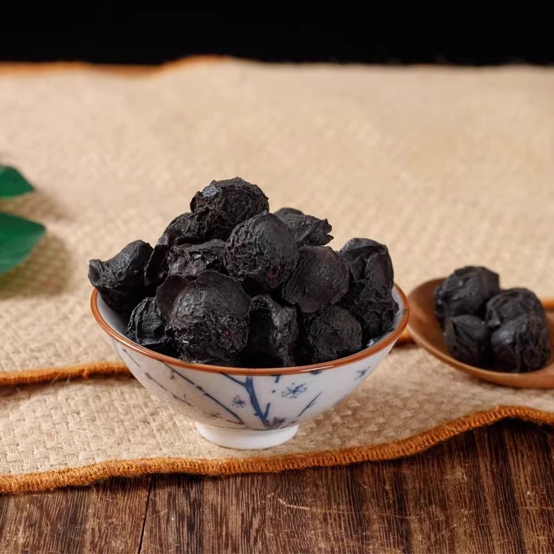 Dried Black Plums 500g Tianshan Black Plum Specialty Tea Old Beijing Sour Plum Soup Ingredients with Licorice and Dried Tangerine Peel