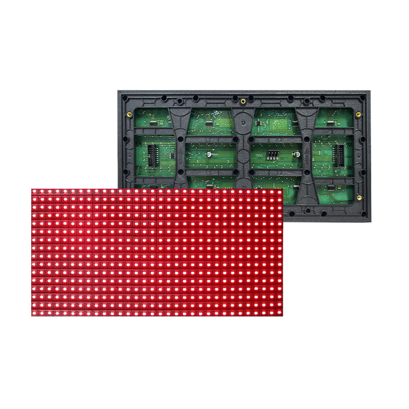P10 outdoor unit board single red advertising screen outdoor surface with red, yellow, white and green full color led display module