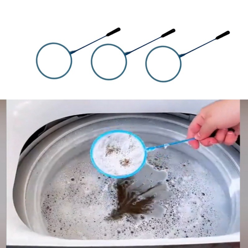 Сетка для чистки стиральной машины, маленькая сетка для рыбалки, круглая, короткая ручка, 10 см, аквариумная сетка