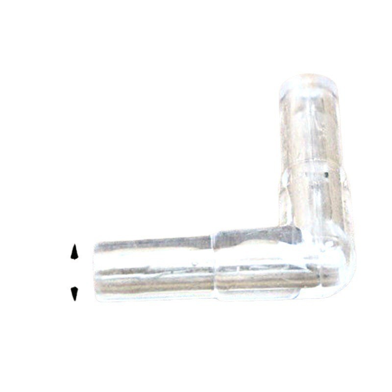 Gas pipe joint connection tee straight-through right angle elbow oxygen pump accessories foreign trade oxygen pump gas pipe plastic straight-through