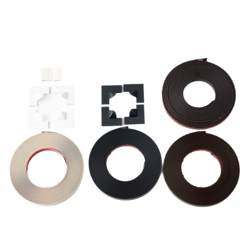 Homemade Magnetic Screen Window Material Accessories Slot-Type Soft Frame Magnetic Window Screen Assembly Corner Pvc Strip Invisible Mosquito Net