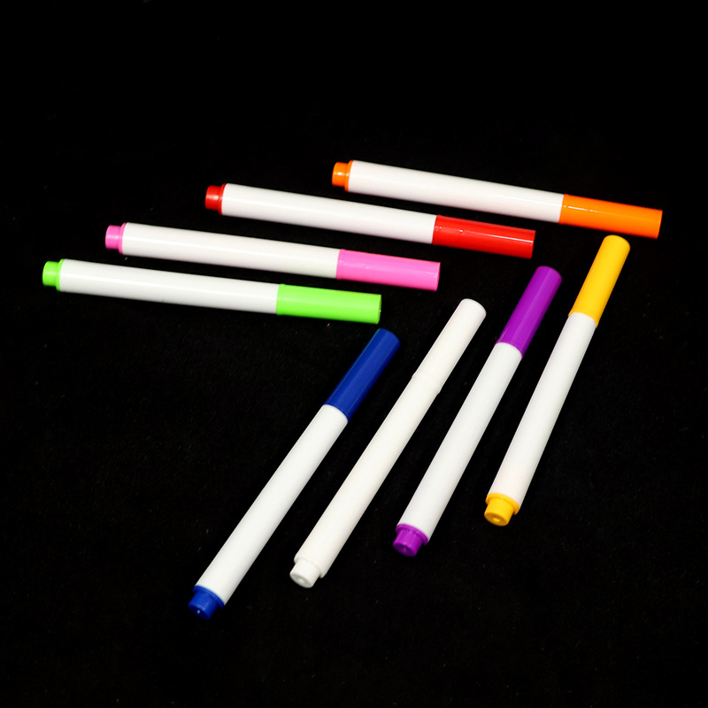 Source Factory Colorful Liquid Chalk 8-Colorful Set Environmentally Friendly Dust-Free Led Fluorescent Board Graffiti Erasable Blackboard Pen