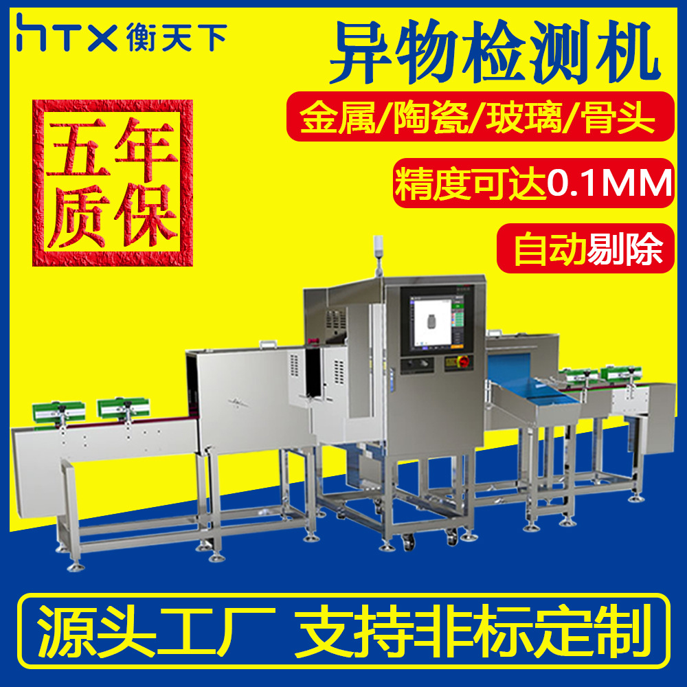 Food X-Ray Foreign Object Detector Metal Ceramic Glass Stone Bone Fish Bone Plastic Foreign Object Detection Equipment