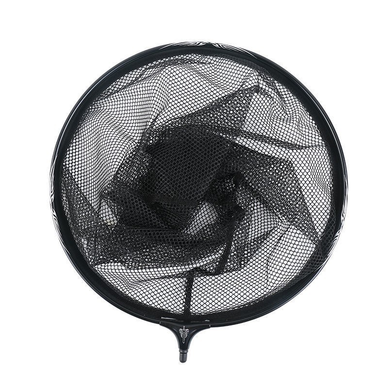 Wholesale aluminum alloy ultra-light competitive copy net head black pit anti-hanging quick drying deepen fishing net pocket fishing copy net head