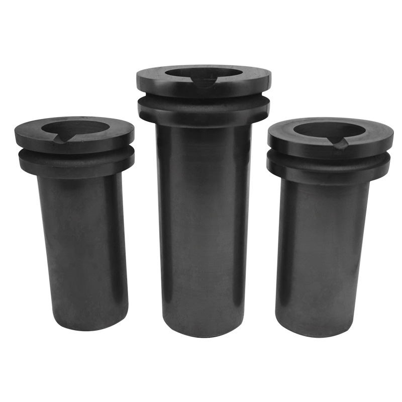 Double-Ring Graphite Crucible Small Satchel Furnace Special High-Purity High-Temperature Corrosion-Resistant Melting Gold, Silver and Copper Jewelry Equipment