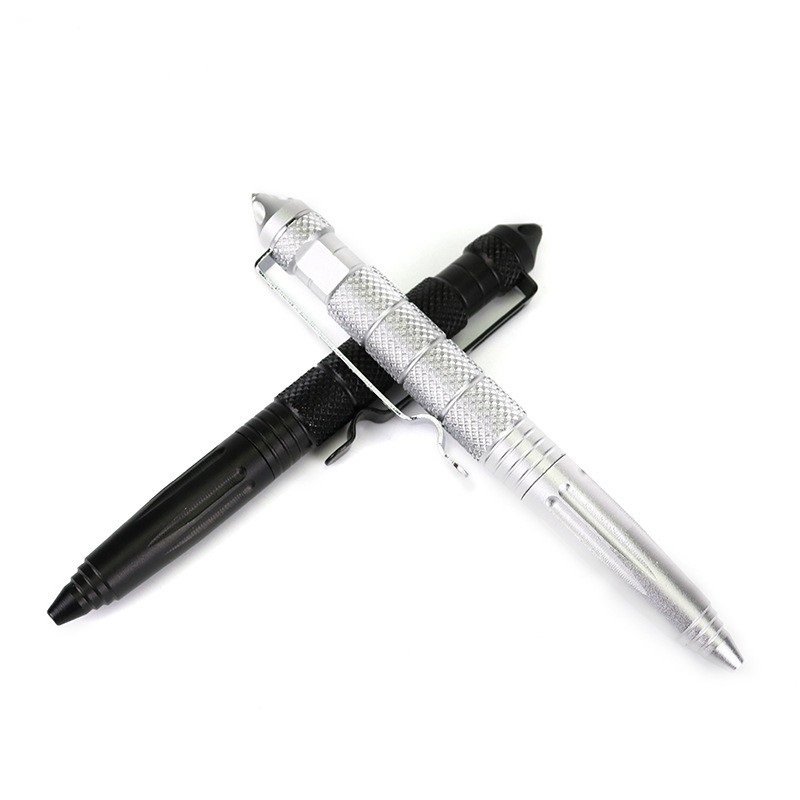 B2 Self-Defense Pen Broken Window Pen Tungsten Steel Head Tactical Pen Multi-Functional Survival Signature Pen Outdoor Portable Protective Pen