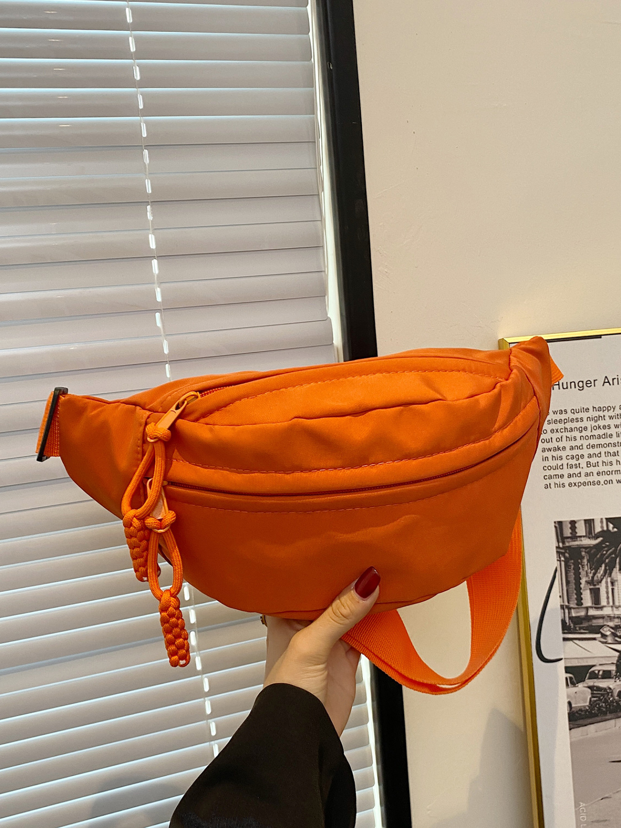 Chest Bag Women's Ins Super Cool Large Capacity Crossbody Bag Casual Japanese Student Shoulder Bag Lightweight Sports Waist Bag